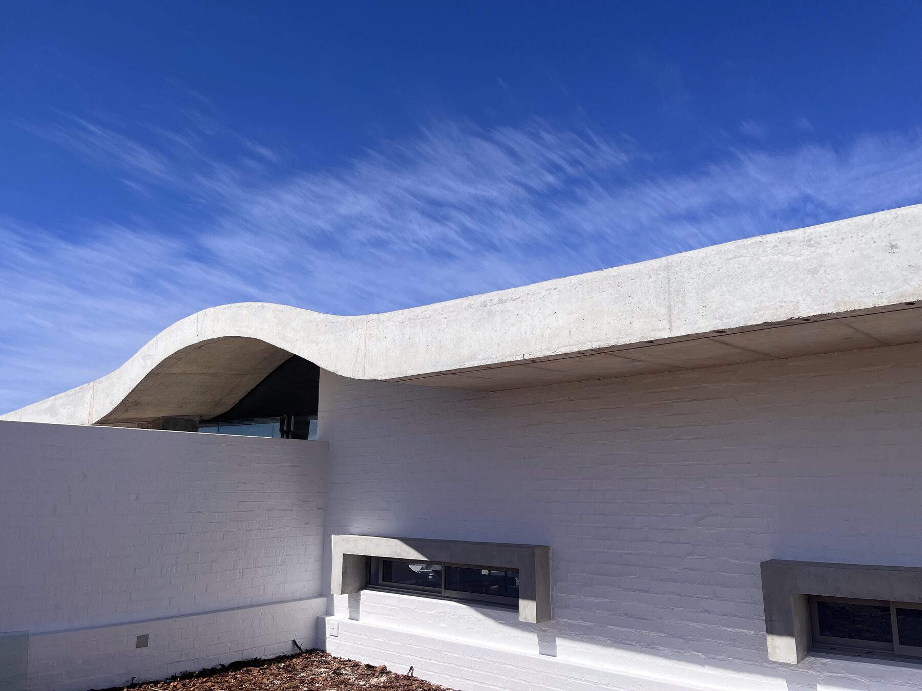 House Yzerfontein — exterior at dusk